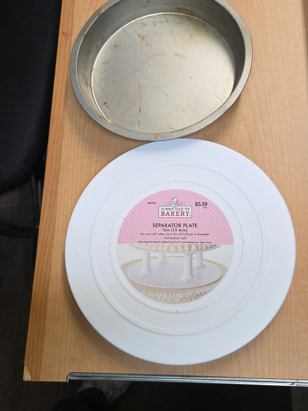 Bundle‎ Cake separator plates, pillars, pans  for Weddings, & special events